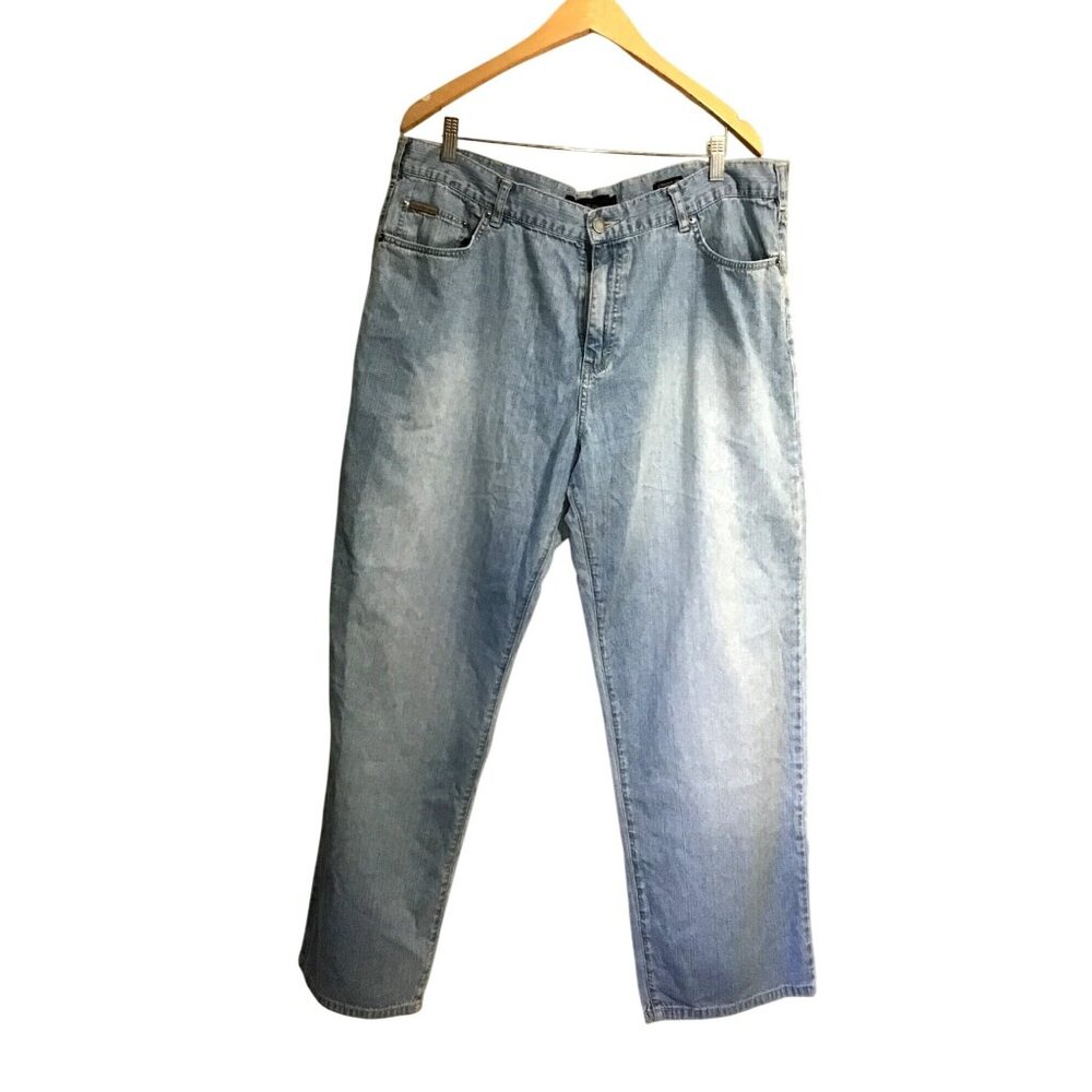 CALVIN KLEIN - LIGHT WASH STRAIGHT LEG MEN'S JEANS SIZE 40X30